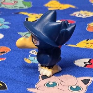 Pokemon Murkrow Figur Fingerpuppe 2001 Nintendo Bandai PVC Japan USA Verkäufer Bild 2