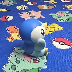 Pokemon Piplup Figure Finger Puppets 2007 Nintendo Bandai PVC Japan USA Seller image 4