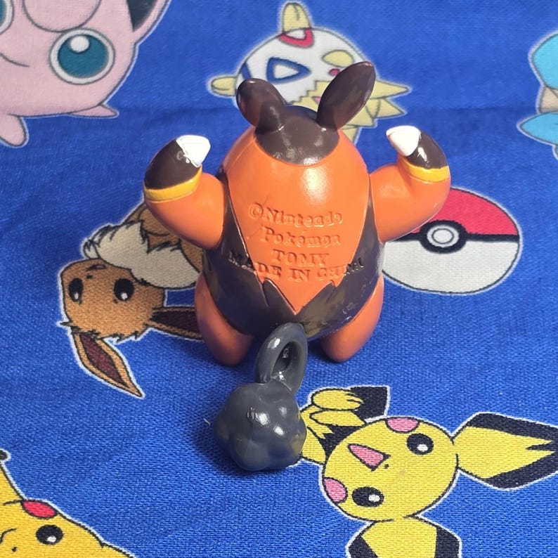 Pignite Action Figure Pokemon Pignite Tomy Authentic Figure Moncolle Japan Monster Collection ...