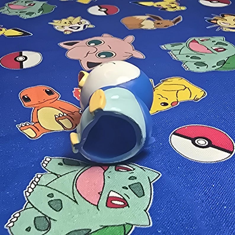 Pokemon Piplup Figure Finger Puppets 2007 Nintendo Bandai PVC Japan USA Seller image 5