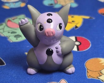 Pokemon Grumpig Figure Finger Puppet 2004 Nintendo Bandai PVC Vintage Japan USA