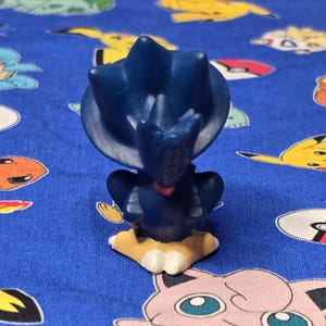 Pokemon Murkrow Figur Fingerpuppe 2001 Nintendo Bandai PVC Japan USA Verkäufer Bild 3