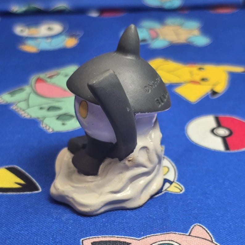 Pokemon Lampent Figure Finger Puppet 2011 Nintendo Bandai PVC Japan USA Seller image 2