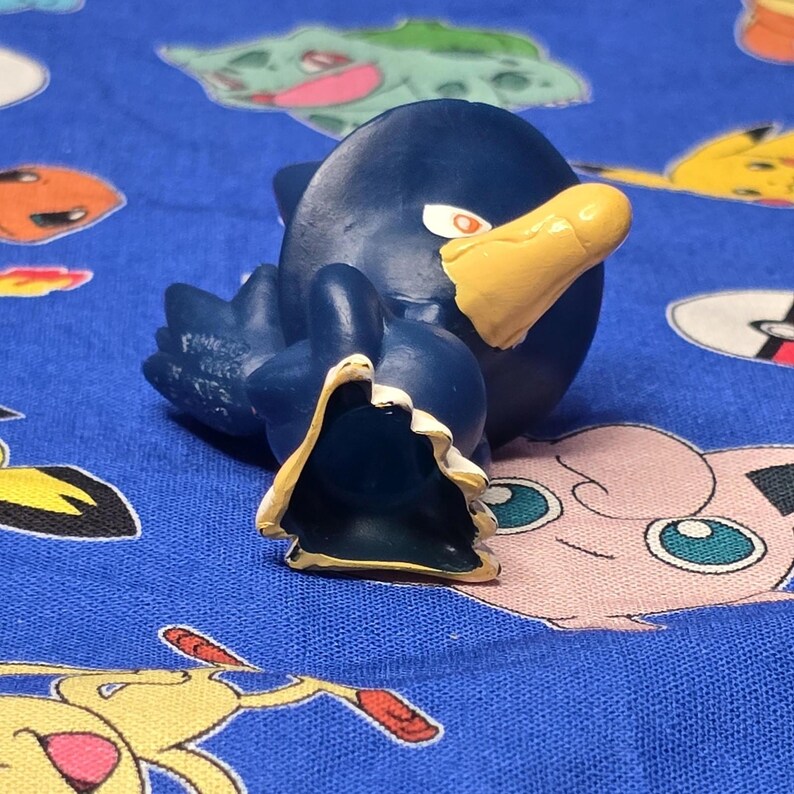 Pokemon Murkrow Figur Fingerpuppe 2001 Nintendo Bandai PVC Japan USA Verkäufer Bild 5