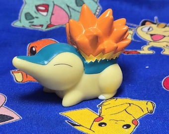 Pokemon Cyndaquil Figure Finger Puppet 2010 Nintendo Bandai PVC Japan USA Seller