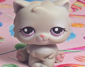 Figurine My Littlest Pet Shop - Chat Persan 1657 - Hasbro - Occasion