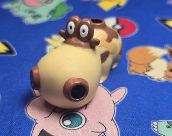 Pokemon Hippopotas Figure Finger Puppet 2007 Nintendo Bandai Japan USA Seller