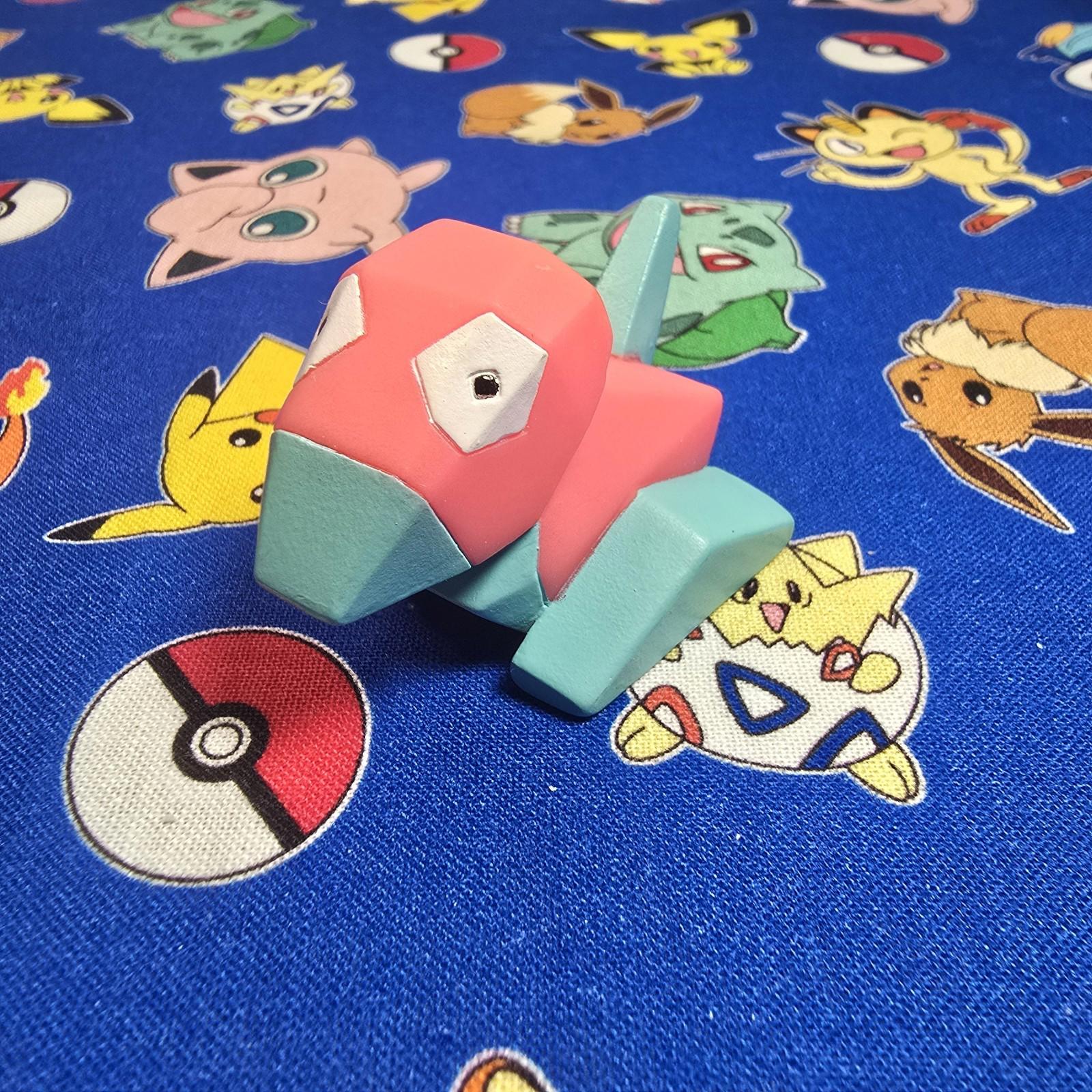 Pokemon Porygon Light Figure Finger Puppet 1996 Nintendo Bandai