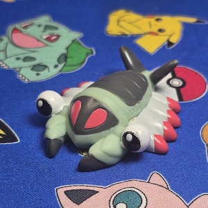 Pokemon Anorith Figure Finger Puppet 2004 Nintendo Bandai PVC Vintage Japan USA image 1
