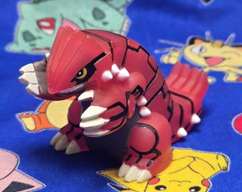 Pokemon Groudon Clear Figure Finger Puppet 2003 Nintendo Bandai Japan USA Seller