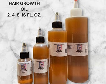 Rising Temp Hair Growth Oil 2, 4, 8 & 16 FL.. OZ. Sizes.
