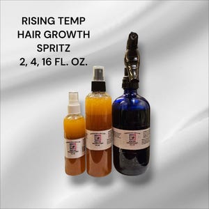 Rosenwasser oder aufsteigende Temp-Haarwuchs-Spritzer. 4, 8 oder 16 FL. OZ.