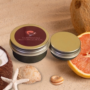 Lip Balms Hausgemacht in Blechdosen. 0,5 und 1 Unze. Duftend aber nicht aromatisiert.