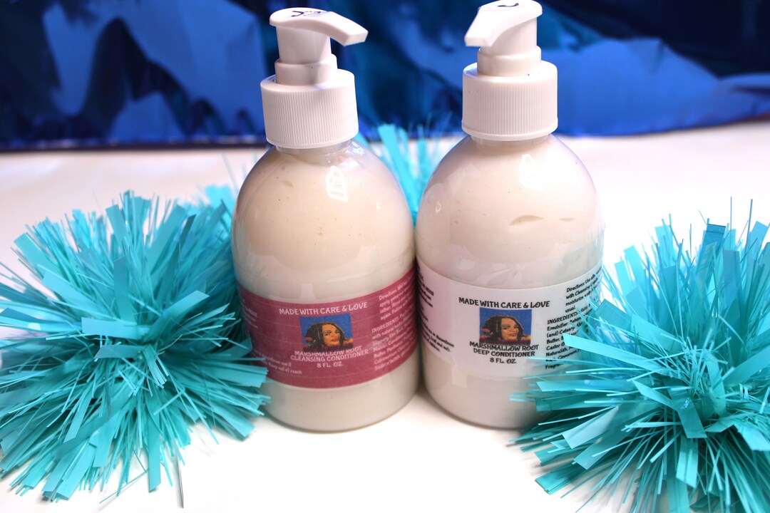 Marshmallow Root Slippery Elm Cleansing and Deep Conditioner 8 Etsy