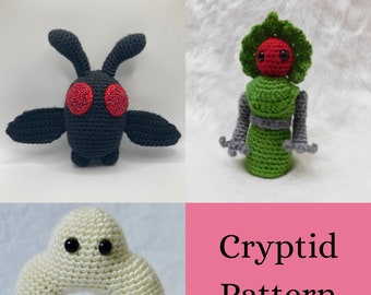 Cryptid Crochet Pattern Bundle #1