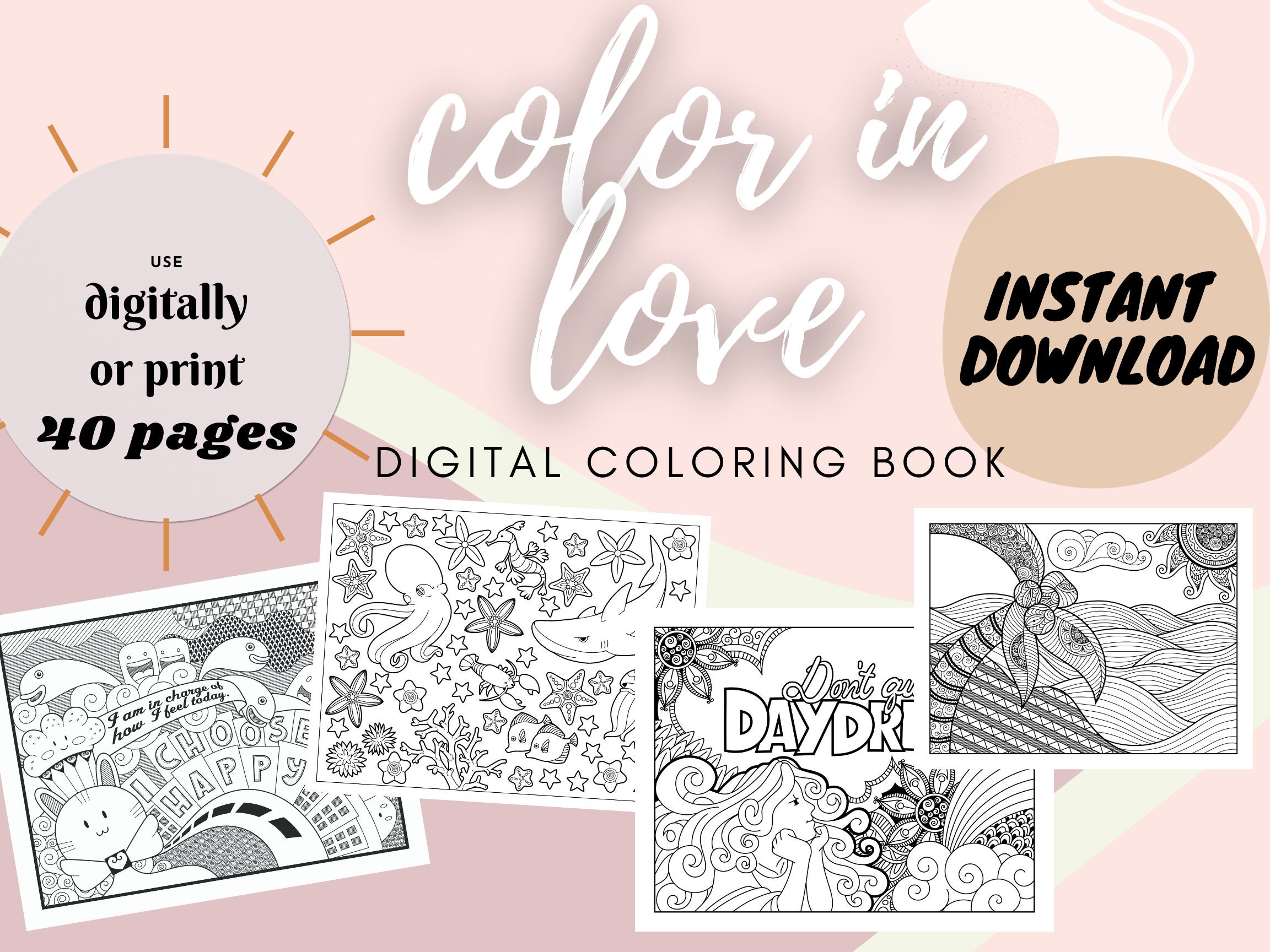 Free Printable Love Coloring Pages For Adults