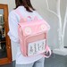 Ita Bag Clear Window Backpack Pin Display Crossbody Itabag