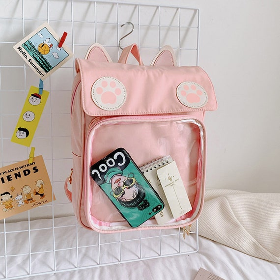 Ita Bag Clear Window Backpack Pin 