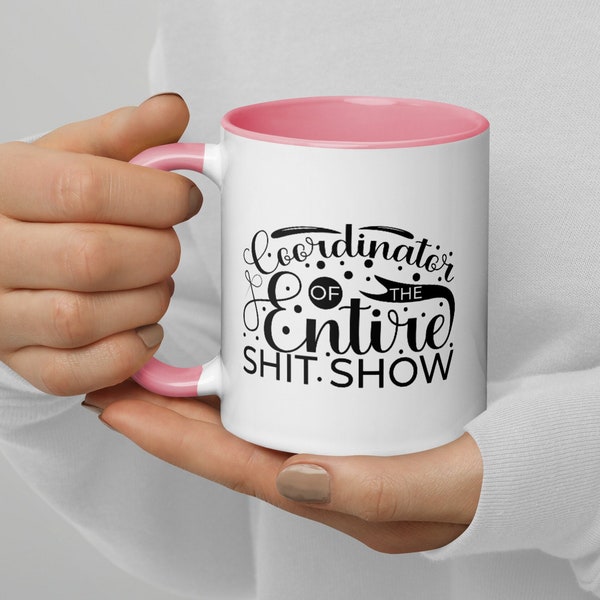 Coordinador de taza sarcástica de todo el espectáculo de mierda Regalo de broma, taza sarcástica, regalo de jefe, regalo para ella, regalo para él, taza de espectáculo de mierda