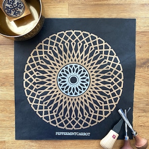 FUSION - Stampa Linocut - Oro/Argento/Nero