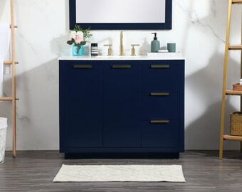 42 Inch Bathroom Vanity - Etsy