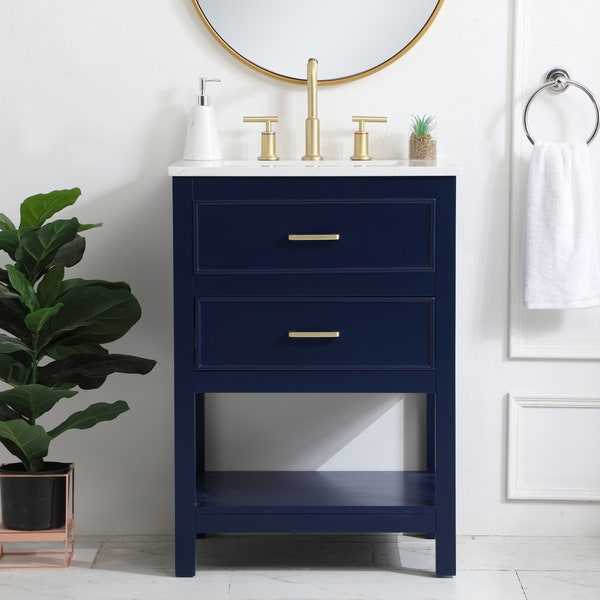 24 Inch Bathroom Vanity Etsy