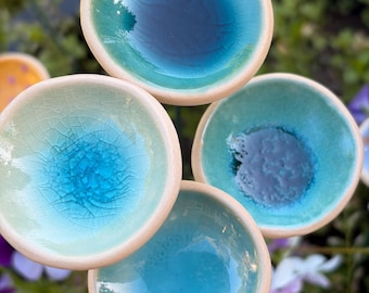 Keramik Gartenstecker Insektentränke Bienentränke
