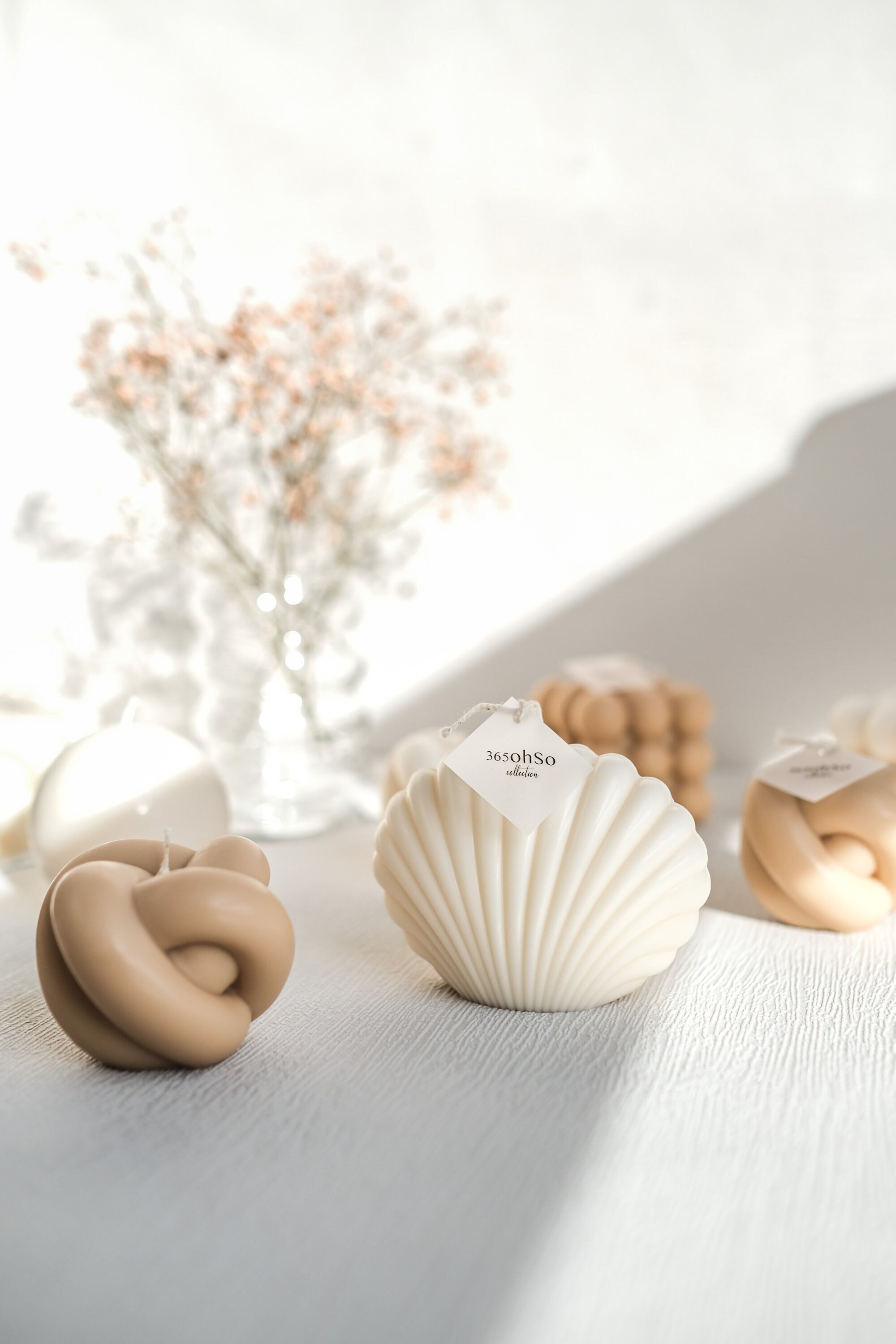 La | Shell de Bougies Shell Scandic Bougies en Cire Colza Minimalement Décoration Intérieure Idées C