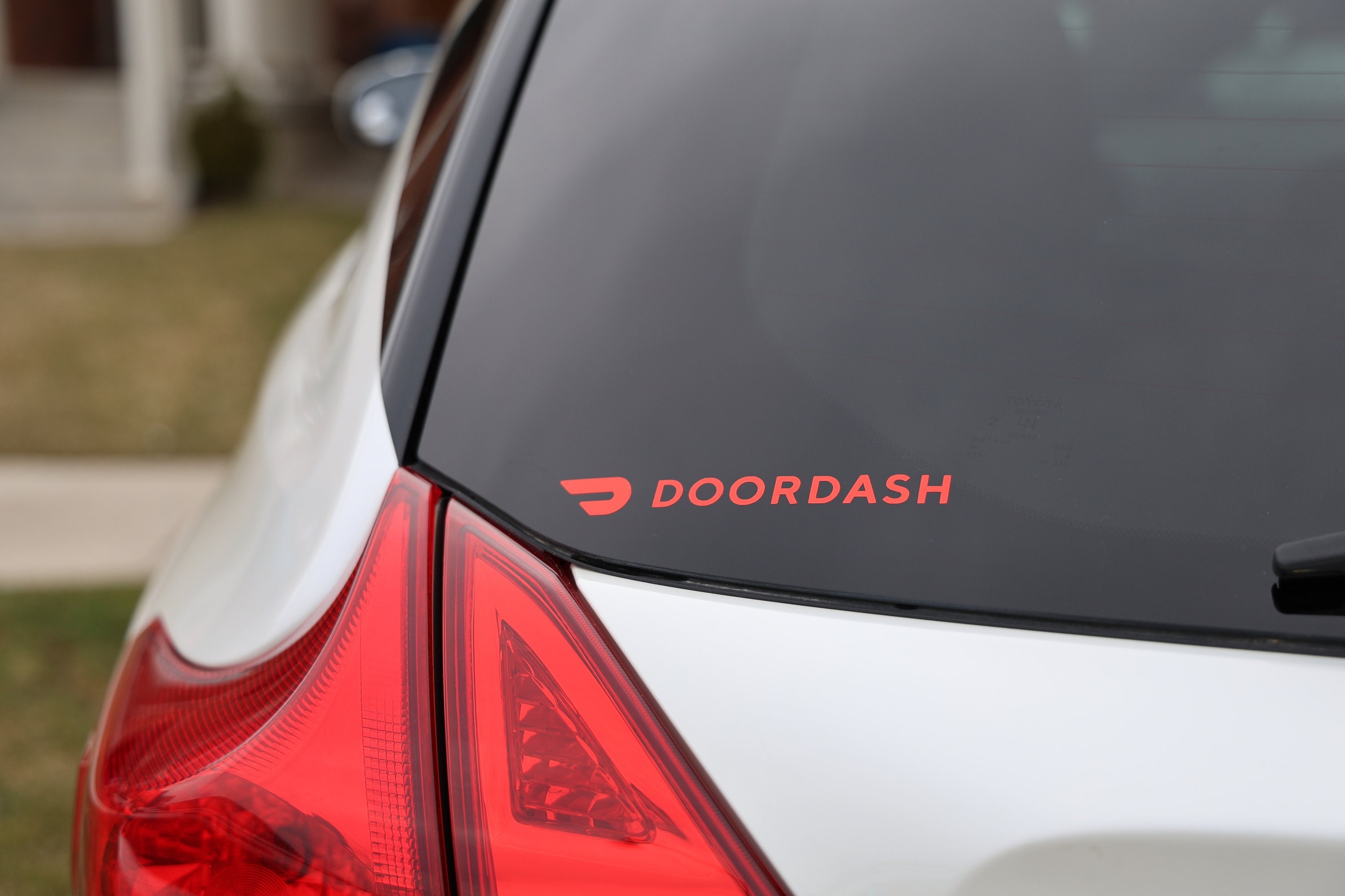  UPGRADED Doordash Car Magnets Door Signs And Stickers for  Delivery Drivers (Set of 4) 11×7 and 4×4 (Red Background DD) : Industrial &  Scientific