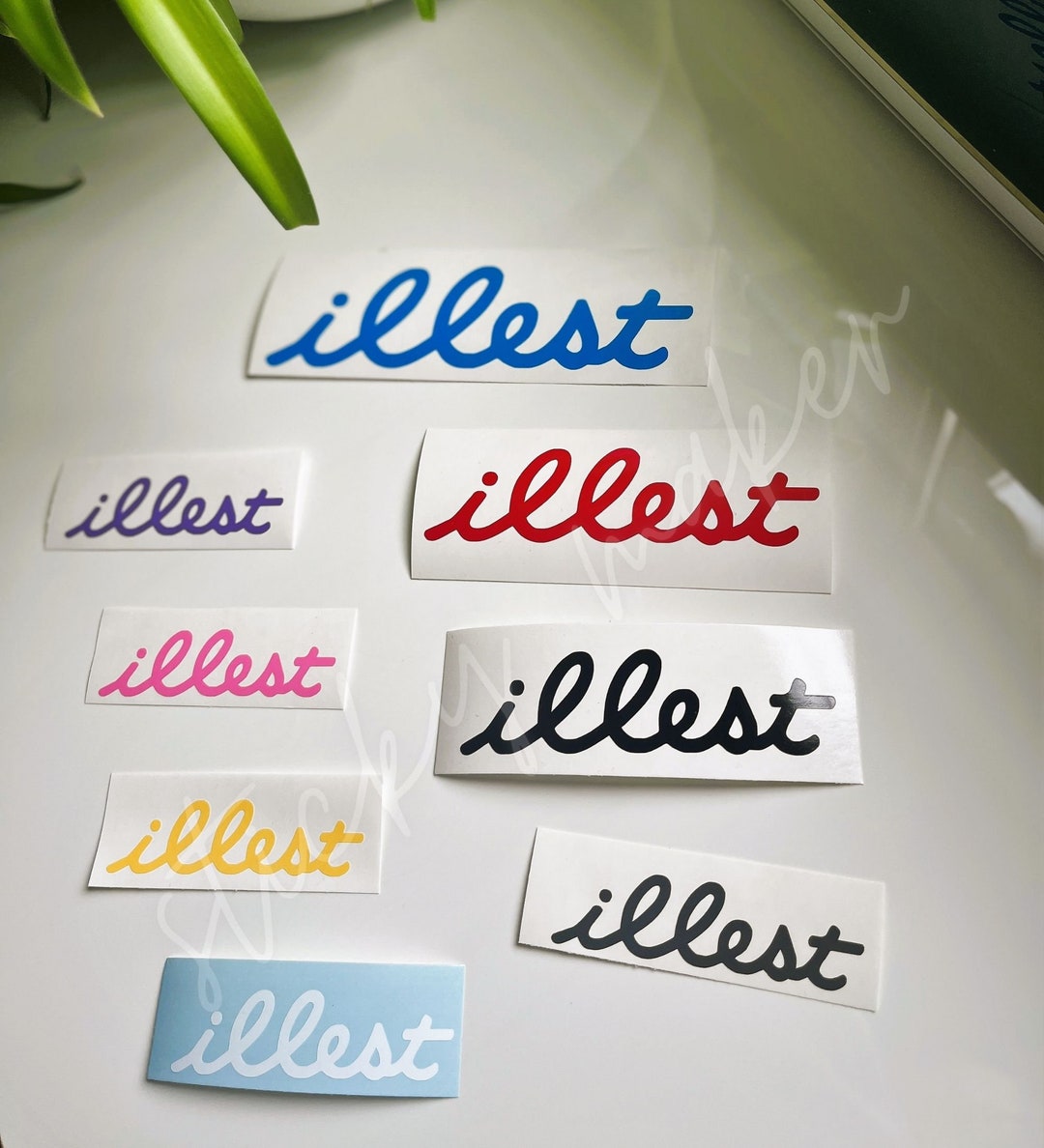 Illest Vinyl Decal (set of 2) • JDM Style Script Sticker for Car Window ...