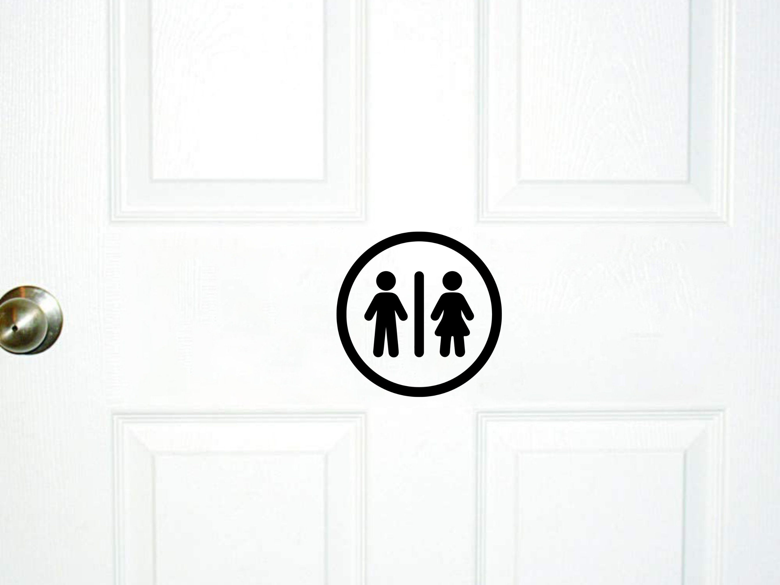 Bathroom Vinyl Decal Classroom Business Restaurant Etsy
