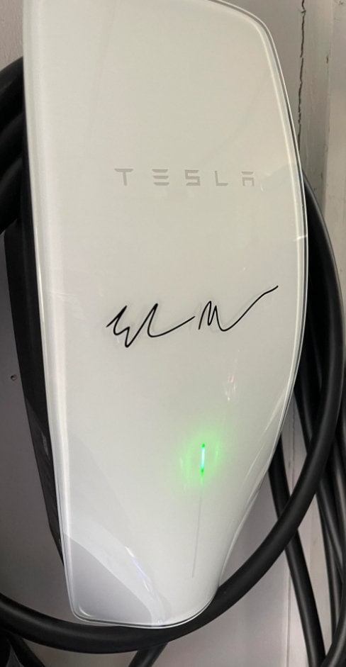 Tesla Model S 3 X Y Elon Musk Signature Sticker Perfect Cut Color Decal  Vinyl Sticker Multiple Sizes and Colors Available 