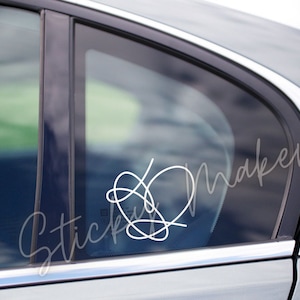 BTS Heart Vinyl Decal Love Yourself  | LY Album | BTS Logo | Bts | Bts Album | Kpop | Car Decal Laptop Stickers Mug Vinyl
