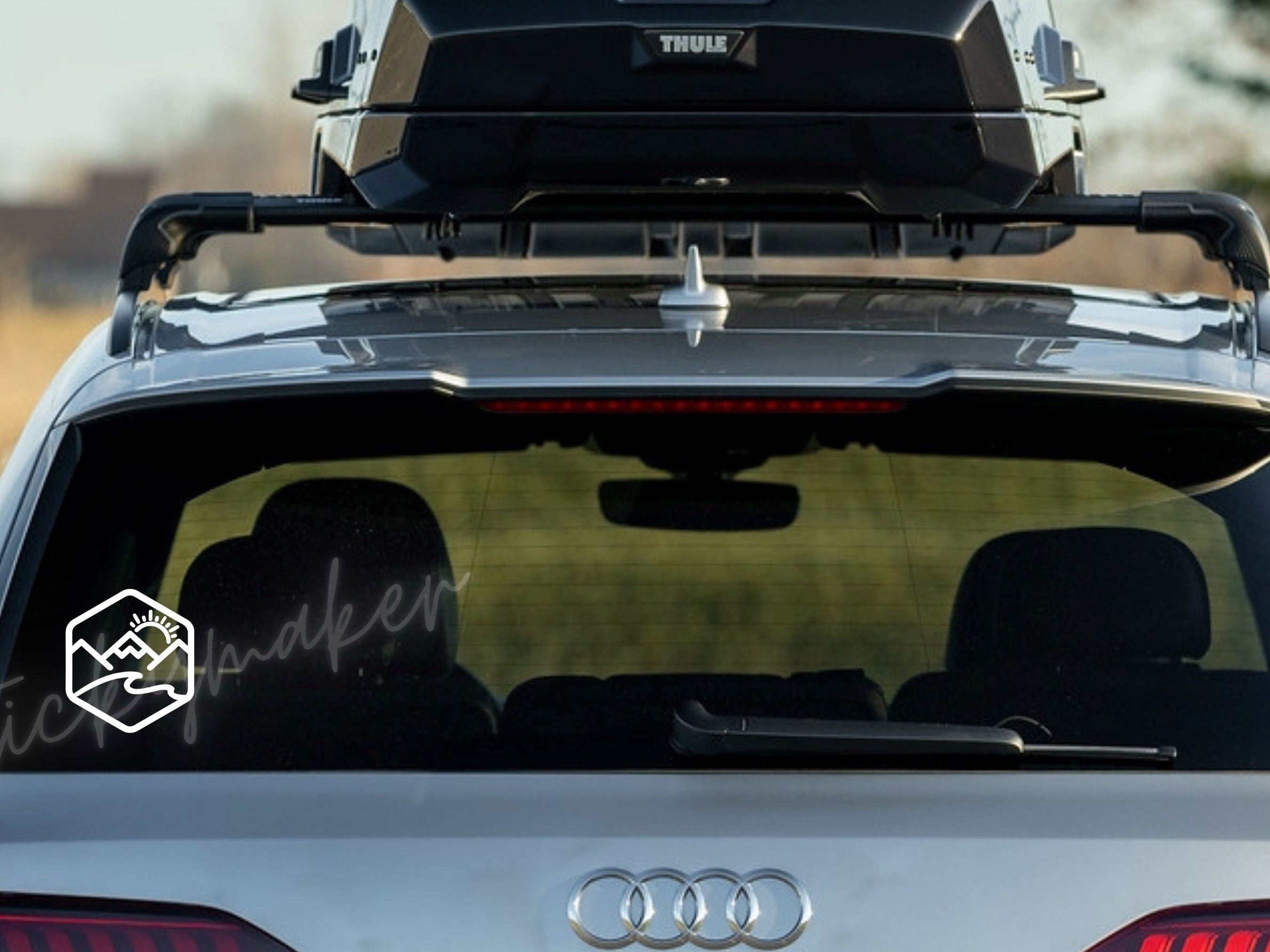 Sun Wave Mountain Vinyl Decal | Outdoor Adventure Sticker - Etsy Canada