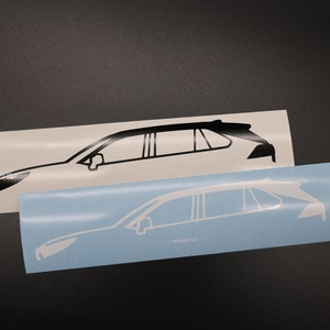 Toyota RAV4 Half Body Vinyl Decal | Window Sticker Bumper Sticker | RAV 4 Dash Text