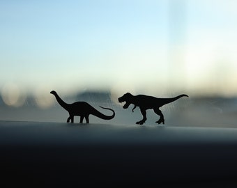 6x Dinosaur Vinyl Decal Easter Egg Tyrannosaurus Rex TRex Raptor Stickers Brachiosaurus Velociraptor Triceratops Pterodactyl Dinosaurs