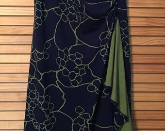 Vintage Tommy Bahama Faux Wrap Summer Dress Size Small,  Washed ready to wear! DESCRIPTION  Located AFTER reviews!  Please scroll down!