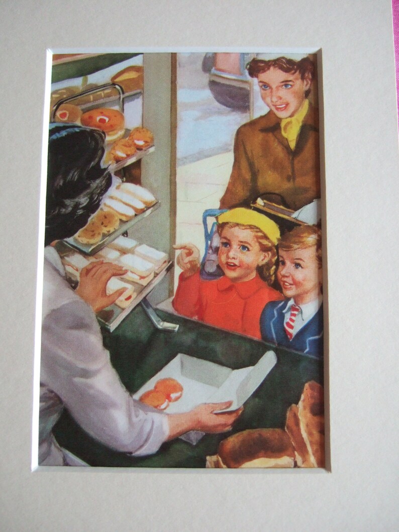 Vintage Mounted Print From Vintage Ladybird Book From Shopping With ...