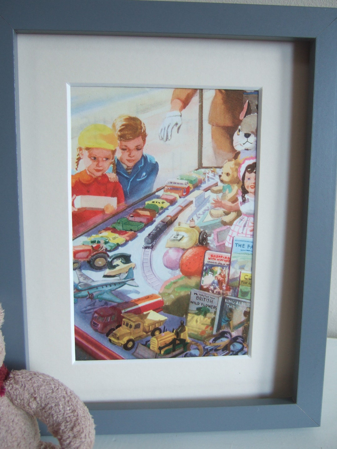 Vintage Mounted Print From Vintage Ladybird Book From Shopping With ...