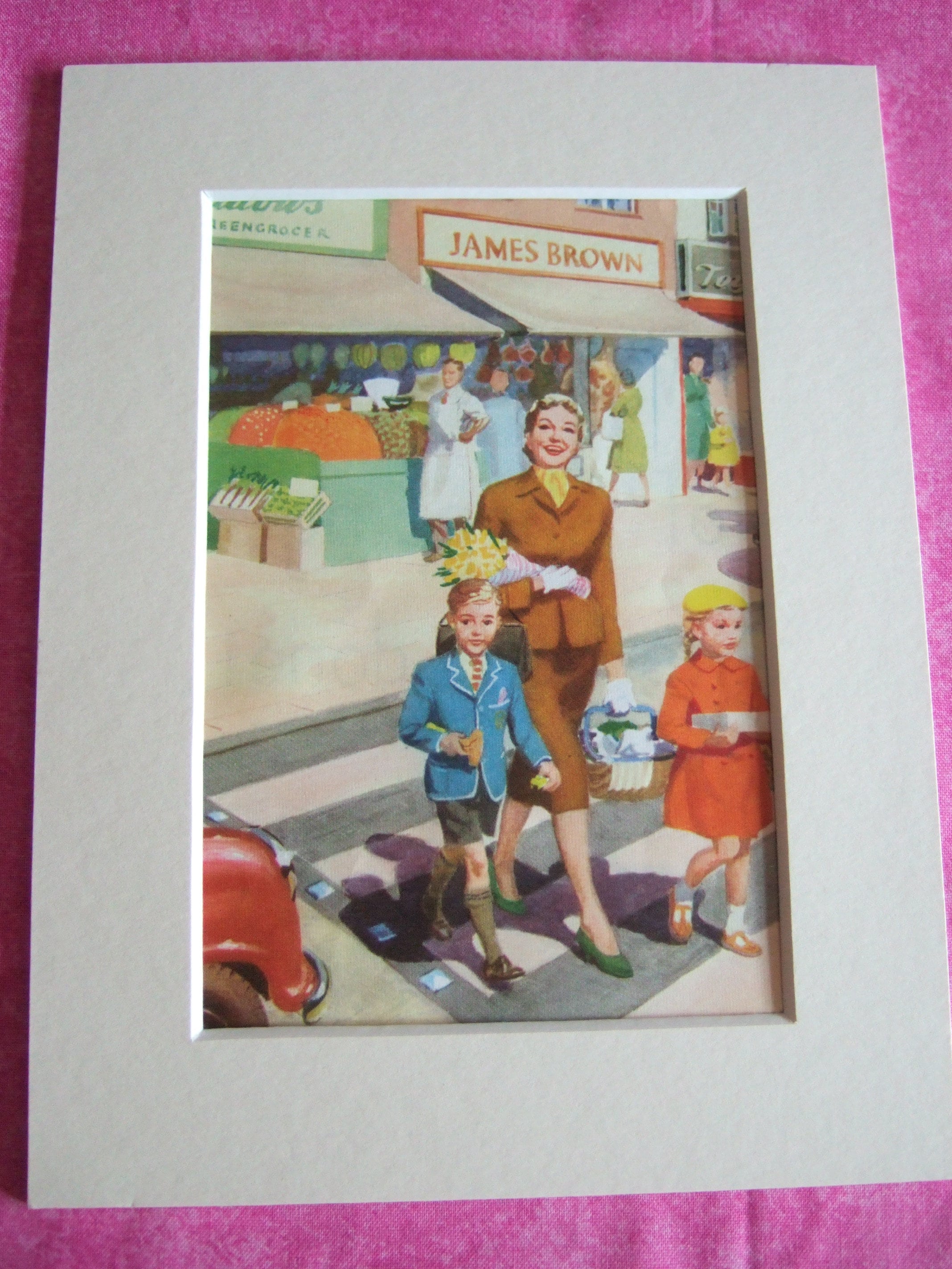 Vintage Mounted Print From Vintage Ladybird Book From Shopping With ...