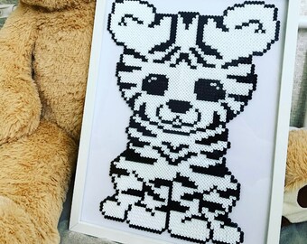 Tableau Chambre Bebe Ourson Etsy