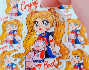 Roller Skating Sticker, Skate Sticker, Anime sticker, Roller Skate Sticker