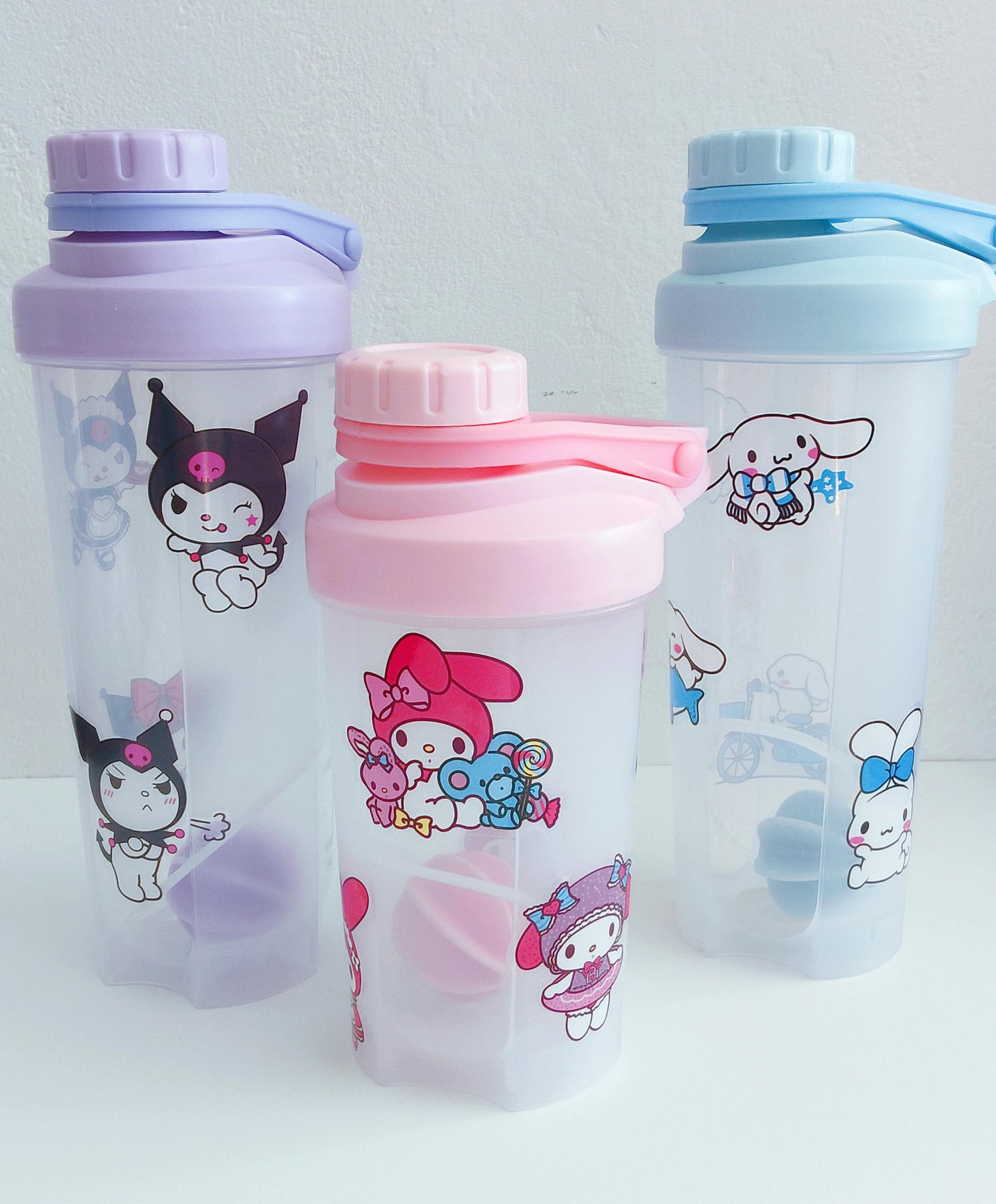 Hello Cat Shaker Bottle, Kitty Blender Bottle, Kawaii shaker cup, Shaker Bottle, Blender Bottle, Fitness Bottle,Cute Shaker Bottle