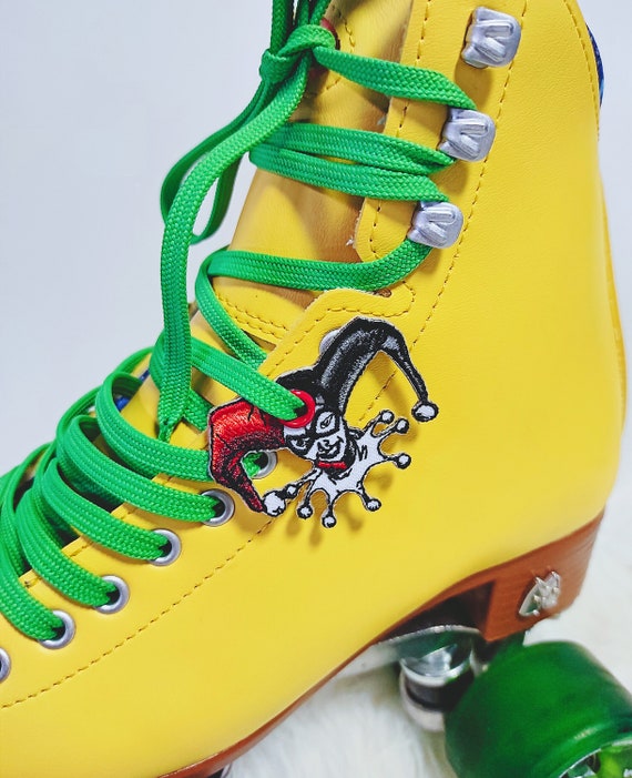 Harley Quinn Roller Skate Patch/roller Skate Charm/lace Patch Etsy