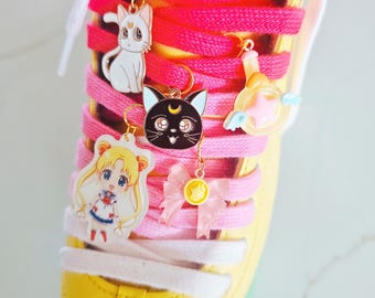 Sailor Moon Roller Skate Charm/Roller Skate Accessories/Shoelace Charm/Shoe Charm