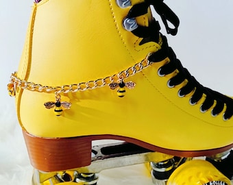 Roller Skates Accessories, Roller Skate Charm, Bumblebee Skate Skanklet