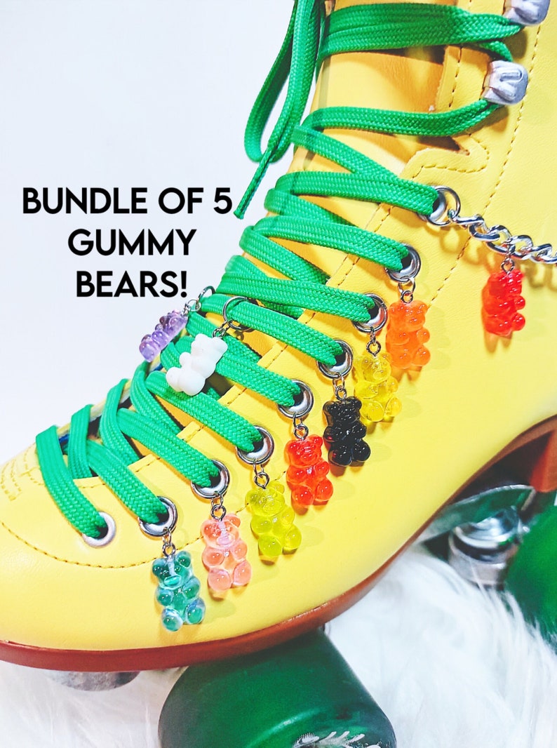 Gummy Bears Roller Skate Lace Charms/roller Skate Etsy