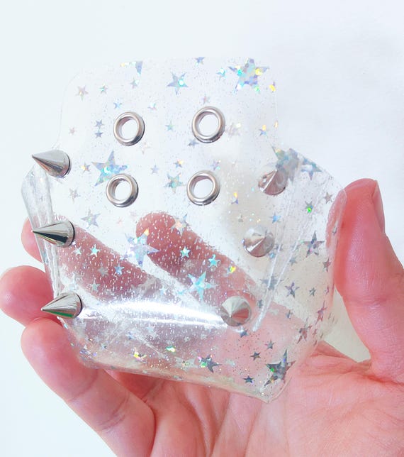 Studded Jelly Roller Skate Toe Covers/Clear Roller Skate Toe Caps