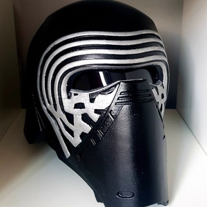 Kylo ren helmet, 3d printed, custom sized