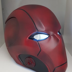 Redhood Titans helmet, 3 different variations, custom sized, RAW OR FINISHED